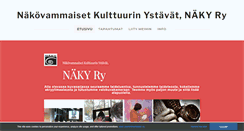 Desktop Screenshot of naky-kulttuuri.fi